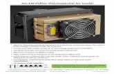 AC-140 Peltier-Thermoelectric Air Cooler · 2019. 2. 6. · -20-10 0 10 20 30 40 50 60 70 0 40 80 120 160 200 240 280 320 360 50 °C ambient 35 °C ambient 25 °C ambient AC-140 Cooling
