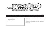 v.102306 INSTALLATION INSTRUCTIONSbakerdrivetrain.net/.../comp_sprocket_instructions.pdf · SPROCKET v.102306. BAKER COMPENSATING SPROCKET INSTALLATION INSTRUCTIONS ... motorcycle).