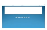 MOHD TALIB LATIF - Official Portal of UKM...tdump file from “Working” folder to “Endpoint” folder Start Clustering Change Folder To Working/Cluster /Endpoints Working/Cluster
