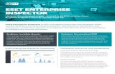 ESET ENTERPRISE INSPECTOR...Security Ecosystem ESET Enterprise Inspector is not a standalone product. It is an EDR tool built on top of existing ESET Endpoint Security solutions. The