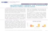 January –March 2020 QUARTERLY BRIEF ON VIOLENCE ......Human Rights Division United Nations Mission in South Sudan QUARTERLY BRIEF ON VIOLENCE AFFECTING CIVILIANS January –March
