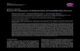 ReviewArticle RecentDevelopmentofOptimizationofLyophilizationProcess · 2018. 9. 22. · ReviewArticle RecentDevelopmentofOptimizationofLyophilizationProcess HidenoriKawasaki,1,2