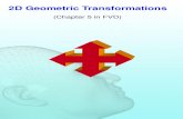 2D Geometric Transformationskapaho/CG/04_2d_trans.pdf14 2D Transformations • 2D object is represented by points and lines that join them. • Transformations can be applied only