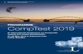 PROGRAMME CompTest 2019/file/CompTest-2019... · 2019. 5. 21. · 9:35-9:55 104 OFF-AXIS IBUS TEST FOR HIGH STRAIN RATE TESTING OF UD COMPOSITES - Xavier Régal, Fabrice Pierron (University