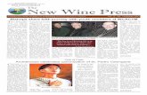 The New Wine Press · 2018. 6. 12. · Weisgerber said Calungsod is in heaven “and heaven is to be with God. Because St. Pedro is united with God he is united in the plan of God.”