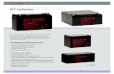 Power Supplies BT batteries - IRMFCirmfc.com/effekta/Prosp_EN_Battery_BT.pdf · 2017. 1. 15. · Uninterruptible power supplies (UPSs) . Telecommunications systems. Fire alarm and