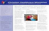 Member experiences auto accident,4 Christian Healthcare Ministries • February 2011 Medical Consultant Christian Healthcare Ministries 127 Hazelwood Ave. Barberton, OH 44203 Phone: