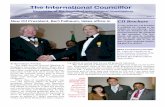 The International Councillor · 2011. 2. 22. · The International Councillor Page 2 Longstanding LPDAM Member Jay Groob was recently honored for promoting in-vestigations and security