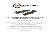 FULL BORE PERFORMANCE EXHAUST MANIFOLDS F-150 GEN 2 ... · Remove the studs and the exhaust manifold adaptors. 10. Remove and discard the gaskets, they should not be reused. 2020-05-01