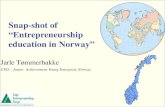 Snap-shot of “Entrepreneurship education in Norway”web.stanford.edu/group/ree/archives/archive09/europe/presentations/... · JA-YE Norway Education Start up Private Public Partners