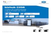 bizhub C258 - MFP Brochuresmfpbrochures.co.uk/htdocs/pdf/konica-minolta/konica...bizhub C258 A3 multifunctional with 25 ppm b/w and colour. Standard Emperon print controller with PCL