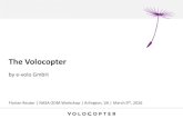 The Volocopter - National Institute of Aerospace Wednesday presentations... · Private Ultralight Private Helicopter Emergency helicopter + 1 Personal Air Transportation System; cp.