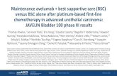 Maintenance avelumab + best supportive care (BSC) versus ......Maintenance avelumab + best supportive care (BSC) versus BSC alone after platinum-based first-line chemotherapy in advanced