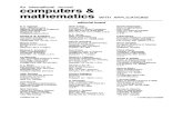 An International Journal computers & mathematics · 2016. 12. 7. · An International Journal computers & mathematics WITH APPLICATIONS R. P. Agarwel Dept. of Mathematics National