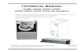 ACNF, AWUF, ADPF, ARPF, ARUF, AEPF, ASPF ATUF Air Handlers · 2015. 6. 1. · 10 kW. The AWUF is available in 1 1/2 to 3 ton sizes. ADPF is a dedicated downflow, multi-speed air handler