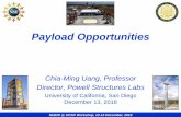 Payload Opportunities - NHERI · 2019. 2. 4. · Shake Table Training Workshop 2015 –San Diego, CA NHERI @ UCSD Workshop, 13-14 December, 2018 Payload Opportunities Chia-Ming Uang,