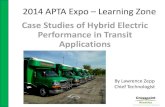 Case Studies of Hybrid Electric Performance in Transit Applications · 2020. 1. 7. · Hybrid Performance Case Studies - ... •Small city fixed route driver test CK Hybrid –Cl.