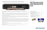 DATASHEET Expression Home XP-442 - PrinternetExpression Home XP-442 DATASHEET Save space, money and time with this Epson small-in-one, featuring individual inks, mobile printing and