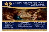 ARCHANGEL GABRIEL PARISH · 12.12.2020  · HOLY MASS Saturday Sunday 4 PM 8 AM, 10 AM 8:30 AM RECONCILIATION SATURDAY, 11 AM - 12 PM SAINT MARY, HELP OF CHRISTIANS CHURCH HOLY MASS