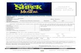 SHREK THE MUSICAL 2018 · Web viewThis production of Shrek the Musical requires a full commitment to attend all rehearsals as scheduled. This may include 2 rehearsals per week and