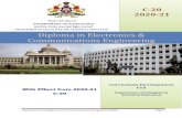 Diploma in Electronics & Communications Engineering · 2021. 1. 16. · Diploma in Electronics & Communications Engineering 2020-21 C20 Department of Collegiate & Technical Education