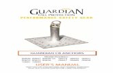 GUARDIAN CB ANCHORS - Simplified Safety 0600s 10600s CB User's Guide.pdfcompliant to ANSI Z359.12 with any Guardian equipment. Make only compatible connections. If you have any questions