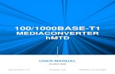 100/1000BASE-T1...100/1000BASE-T1 MediaConverter hMTD User Manual 7 This product is intended for use in automobiles or automotive-like environments. An automotive-like environment