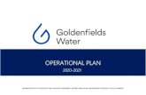 OPERATIONAL PLAN...3 GOLDENFIELDS WATER OPERATIONAL PLAN 2020-2021 Message from the Chairperson On behalf of the Board of Goldenfields Water County Council, I am pleased to present