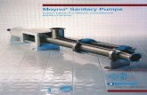 Moyno® Sanitary Pumps - Bulletin 125G · 2009. 9. 13. · Moyno has been satisfying sanitary pump application requirements for nearly 60 years. Quality Moyno Sanitary pumps are backed