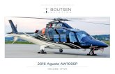 2016 Agusta AW109SP - Aviapages.com · 2020. 5. 6. · 2016 Agusta AW109SP MSN 22356 – SP-ARX Speciﬁ cations and/or descriptions are provided as introductory information. They