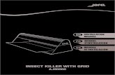 INSECT KILLER WITH GRID - Jofeljofel.com/media/pdf/nuevasdescargas/AJ80000-Manual...MANUEL TION EN FR ES AJ80000 EXTERMINADOR DE INSECTOS PARRILLA TION MANUAL MANUAL ACIÓN MANUEL