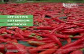 EFFECTIVE EXTENSION METHODS - ECHOcommunity...Participatory extension approaches used to promote agriculture innovations. With participatory extension methods, farmers are involved