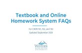 Chemistry Department - Textbook and Smartwork5 FAQs and...Textbook and Online Homework Requirements for General Chemistry •Smartwork5: Homework and labs are completed using Smartwork5