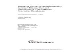 Enabling Semantic Interoperability between Mineral Deposit … · 2020. 2. 21. · Interoperability between Mineral Deposit Descriptions from Different Provincial Databases”. The