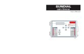 SUNDIAL - LIGHT-DIMMER- User's Manual...The SUNDIAL is a light dimmer controller that is used to regulate the light intensity in livestock buildings. It offers great flexibility in