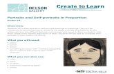 Portraits and Self-portraits in Proportion...Portraits and Self-portraits in Proportion Grades 5-8 Overview Students will create portrait or self-portrait drawings or paintings. They