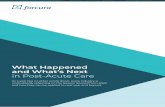 What Happened and What’s Next in Post-Acute Care · 2020. 12. 11. · What Happened and What’s Next in Post-Acute Care As a year like no other winds down, every industry is undoubtedly