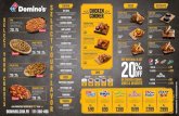SELECT CHICKEN · 2020. 6. 5. · CHICKEN WINGS Oven baked spicy wings topped with a dip of your choice 8 PIECES RS.499 CHICKEN KICKERS Chunks of chicken breast, lightly coated with