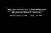 The Asia-Pacific Consultation of Movements against U.S. Military … · 2011. 6. 8. · The Asia-Pacific Consultation of Movements against U.S. Military Bases, Tokyo November 25 -