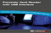 Proximity Card Reader with USB Interface · 2014. 5. 2. · Proximity Card Reader with USB Interface D r i v e r insta lation • De d rive insta l er n • Insta ler le ... Na de