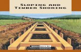 Sloping and Timber Shoring - SICUREZZA NETWORK · 2014. 1. 26. · Sloping and Timber Shoring - ii - WorkSafeBC Publications Many publications are available on the WorkSafeBC web