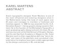 KAREL MARTENS ABSTRACTclasses.dma.ucla.edu/.../155/projects/ryan/karelmartens.pdf · 2006. 5. 2. · KAREL MARTENS ABSTRACT Dutch typographic designer Karel Martens is one of the
