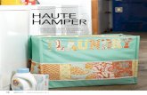 Haute Hamper · 2020. 3. 16. · cotton fabric from the Heirloom by Joel Dewberry collection from rowan Fabrics: (866) 907-3305, westminsterfibers.com Designate a lights and darks