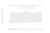 Quadratic Weyl Sums, Automorphic Functions, and Invariance … · 2015. 2. 27. · Quadratic Weyl Sums, Automorphic Functions, and Invariance Principles Francesco Cellarosi, Jens