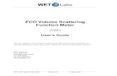ECO Volume Scattering Function MeterECO VSF User’s Guide (VSF) Revision AJ 11 Sept. 2007 ECO Volume Scattering Function Meter (VSF) User’s Guide The user’s guide is an evolving
