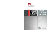 press brake tooling - Fab Supply Inc. · press brake tooling 630-691-8665 1-866-322-8665 . 1 FAB Supply: 1-866-FAB-TOOL (322-8665) • 11/15 Procedures Preliminary Steps (BEFORE INSERTION