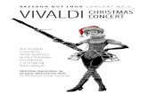concert no.6 VIVALDI - Nadina Mackie Jackson...bassoon out loud concert no.6Six Vivaldi Concerti, Nine Soloists with Chamber Orchestra + a singing bass player Monday, December 19 at