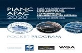 POCKET PROGRAM€¦ · President, PIANC – The World Association for Waterborne Transport Infrastructure 17:05 – 17:35 PIANC in the New Normal Geert Van Cappellen Secretary-General,