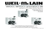 WGO, WTGO and SGO-WWGO, WTGO and SGO-W Series 3 Oil-Fired Water Boilers Part No. 550-141-828/1202 For futur e r eference, leave this manual with other boiler instructions in the envelope