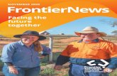 Facing the future together - Frontier Services · 2020. 10. 16. · Facing the future together . 2 FrontierNewsNovember 2020November 2020 FrontierNews November 2020 3 Published bywith